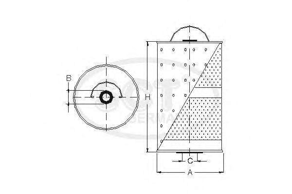 SCT GERMANY SF503 Масляний фільтр
