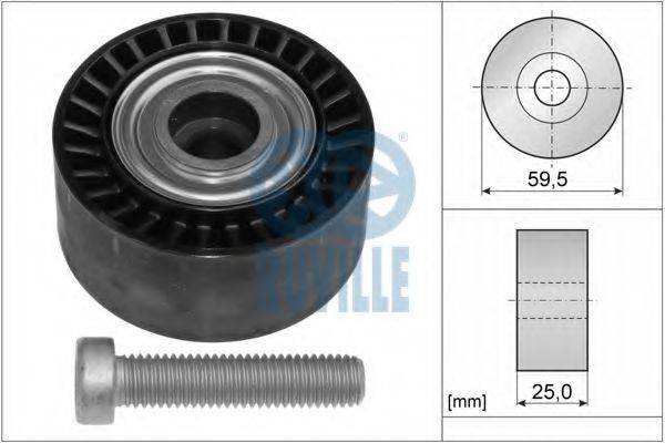 RUVILLE 55941 Паразитний / провідний ролик, полікліновий ремінь