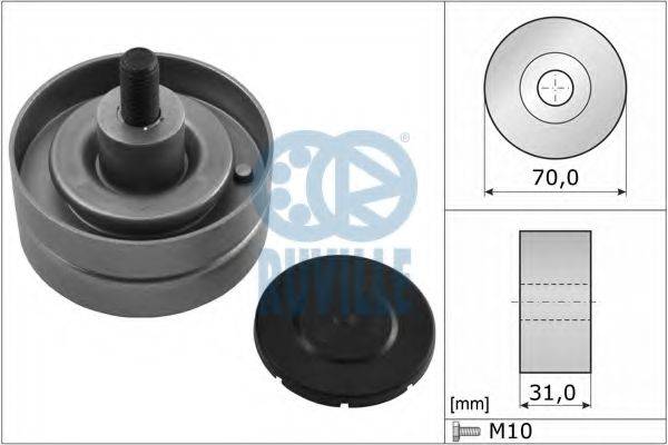 RUVILLE 58863 Паразитний / провідний ролик, полікліновий ремінь