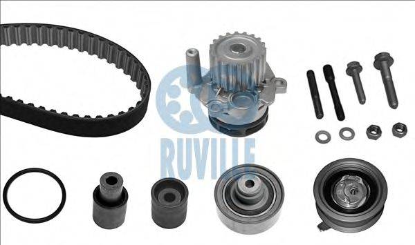 RUVILLE 55491701 Водяний насос + комплект зубчастого ременя