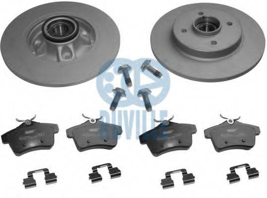 RUVILLE 6646BD3 Комплект гальм, дисковий гальмівний механізм