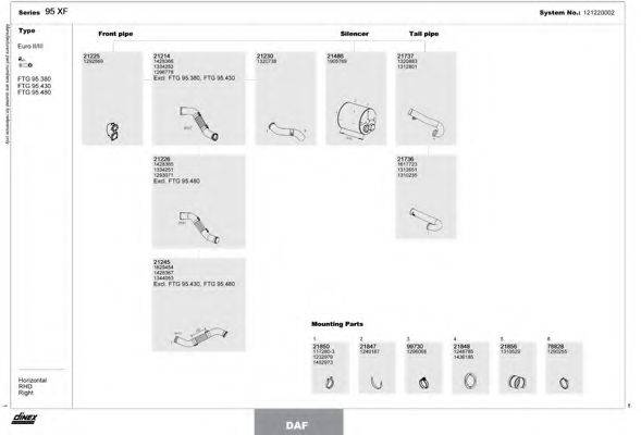 DINEX 121220002 Система випуску ОГ