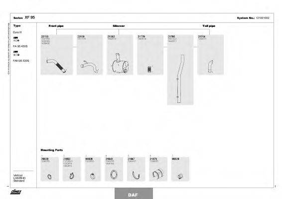 DINEX 121001002 Система випуску ОГ