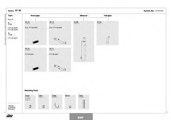 DINEX 121001003 Система випуску ОГ