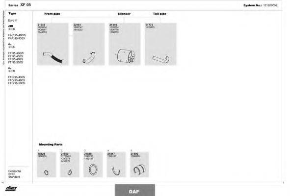 DINEX 121200052 Система випуску ОГ