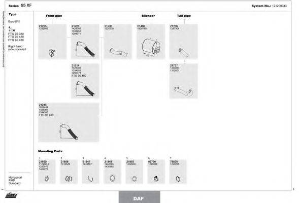 DINEX 121200043 Система випуску ОГ