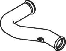 DINEX 21230 Труба вихлопного газу