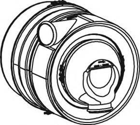 DINEX 68339 Середній глушник вихлопних газів