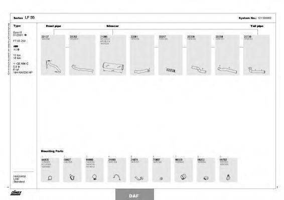 DINEX 121100062 Система випуску ОГ