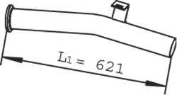 DINEX 22147 Труба вихлопного газу