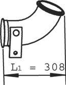 DINEX 22271 Труба вихлопного газу