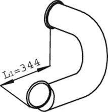 DINEX 22112 Труба вихлопного газу