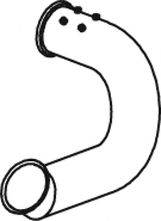 DINEX 22273 Труба вихлопного газу