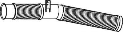 DINEX 68137 Труба вихлопного газу