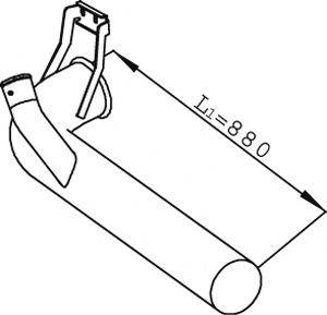 DINEX 68761 Труба вихлопного газу