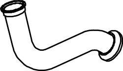 DINEX 22197 Труба вихлопного газу