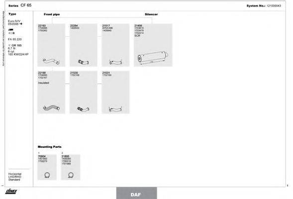 DINEX 121000043 Система випуску ОГ
