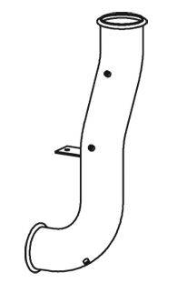 DINEX 21509 Труба вихлопного газу