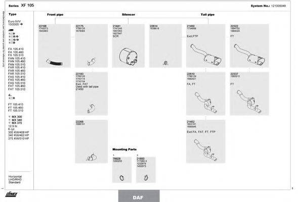 DINEX 121000048 Система випуску ОГ