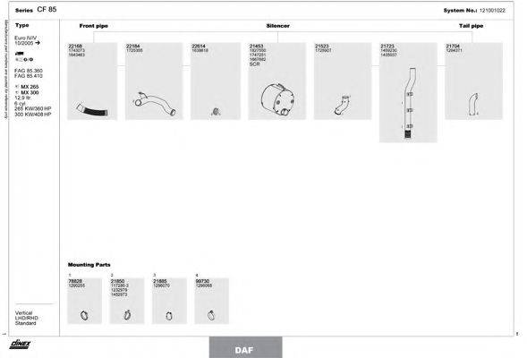 DINEX 121001022 Система випуску ОГ