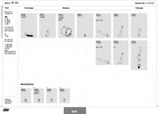 DINEX 121001024 Система випуску ОГ