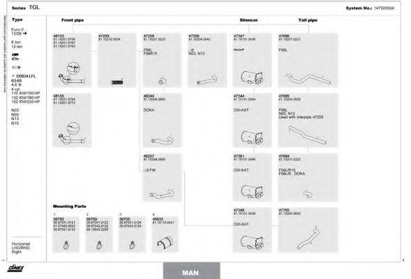 DINEX 147020004 Система випуску ОГ