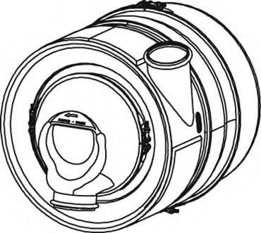 DINEX 68341 Середній глушник вихлопних газів