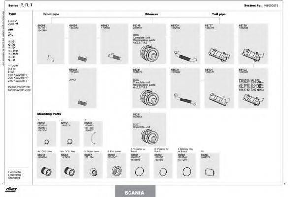 DINEX 168000079 Система випуску ОГ