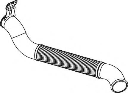 DINEX 68523 Труба вихлопного газу