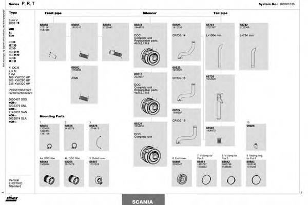 DINEX 168001036 Система випуску ОГ