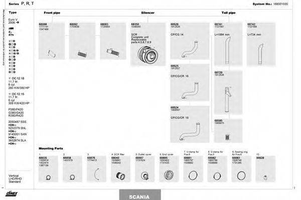 DINEX 168001030 Система випуску ОГ