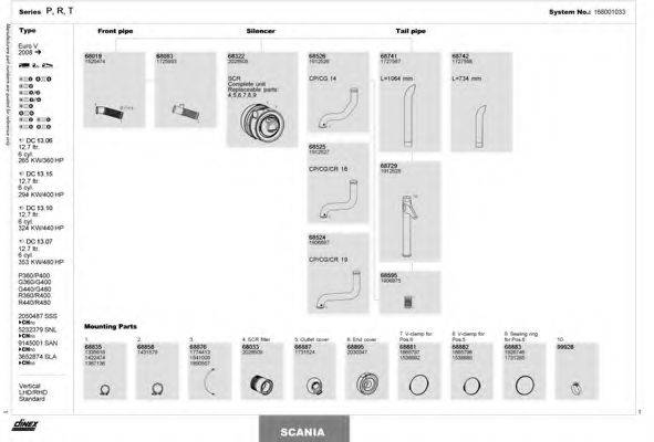DINEX 168001033 Система випуску ОГ