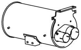 DINEX 47348 Середній глушник вихлопних газів
