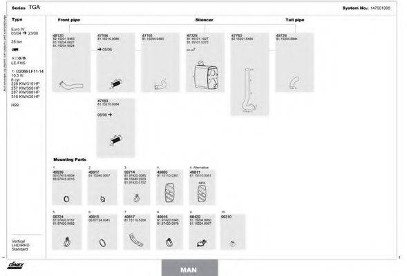DINEX 147001006 Система випуску ОГ