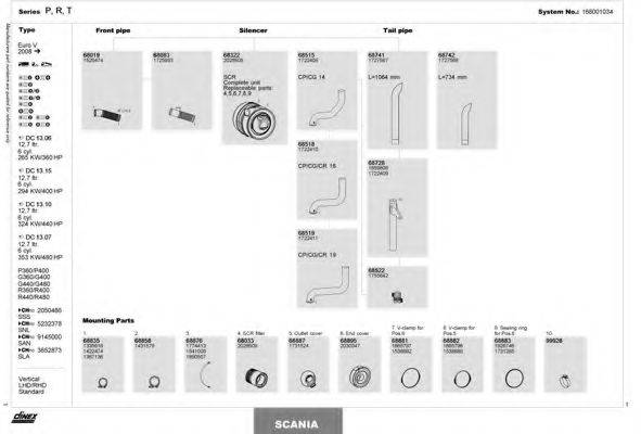 DINEX 168001034 Система випуску ОГ