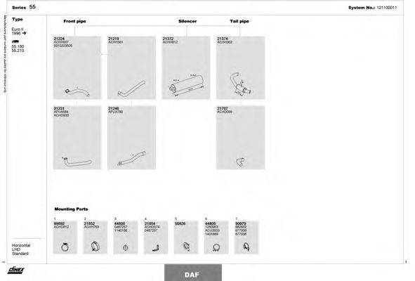 DINEX 121100011 Система випуску ОГ