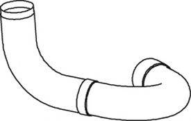 DINEX 47167 Труба вихлопного газу