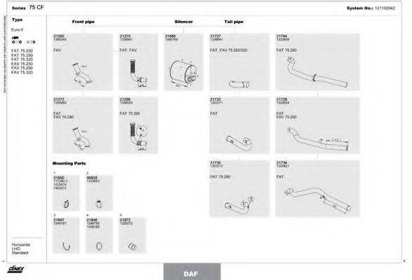 DINEX 121100042 Система випуску ОГ