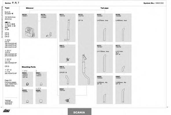 DINEX 168001002 Система випуску ОГ