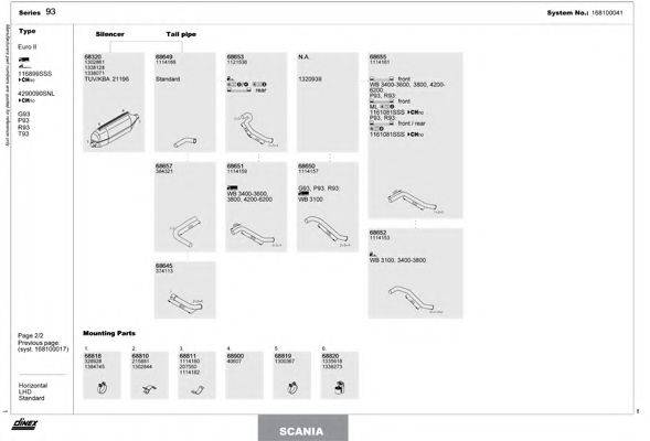 DINEX 168100041 Система випуску ОГ