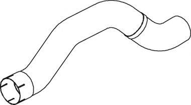 DINEX 68242 Труба вихлопного газу