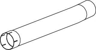 DINEX 68243 Труба вихлопного газу