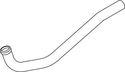 DINEX 68213 Труба вихлопного газу