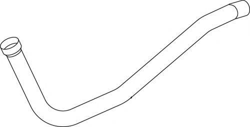 DINEX 68250 Труба вихлопного газу