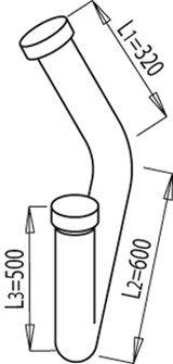 DINEX 68219 Труба вихлопного газу