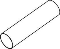 DINEX 68162 Труба вихлопного газу