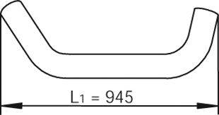 DINEX 47710 Труба вихлопного газу