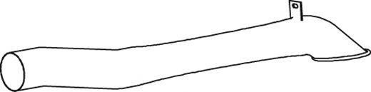 DINEX 47731 Труба вихлопного газу