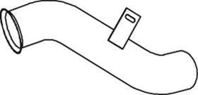 DINEX 48204 Труба вихлопного газу