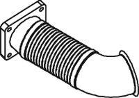 DINEX 48126 Труба вихлопного газу